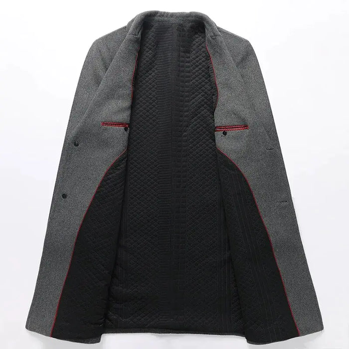 Men's Wool Trench Coat